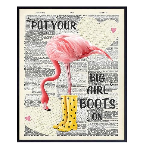 Cute Dictionary Wall Decor for Bedroom - Funny 8x10 Photo Poster - Girls, Kids Room Wall Art Decoration, Home Decor - Chic Motivational Gift for