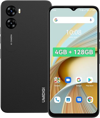 Miniatura 10 de UMIDIGI G3 Teléfonos celulares desbloqueados Canadá Sim dual 4G LTE, 4GB+64GB ampliable 1TB con 4* A53-Cortex de 2.0GHz, 6.52 pulgadas HD, cámara AI