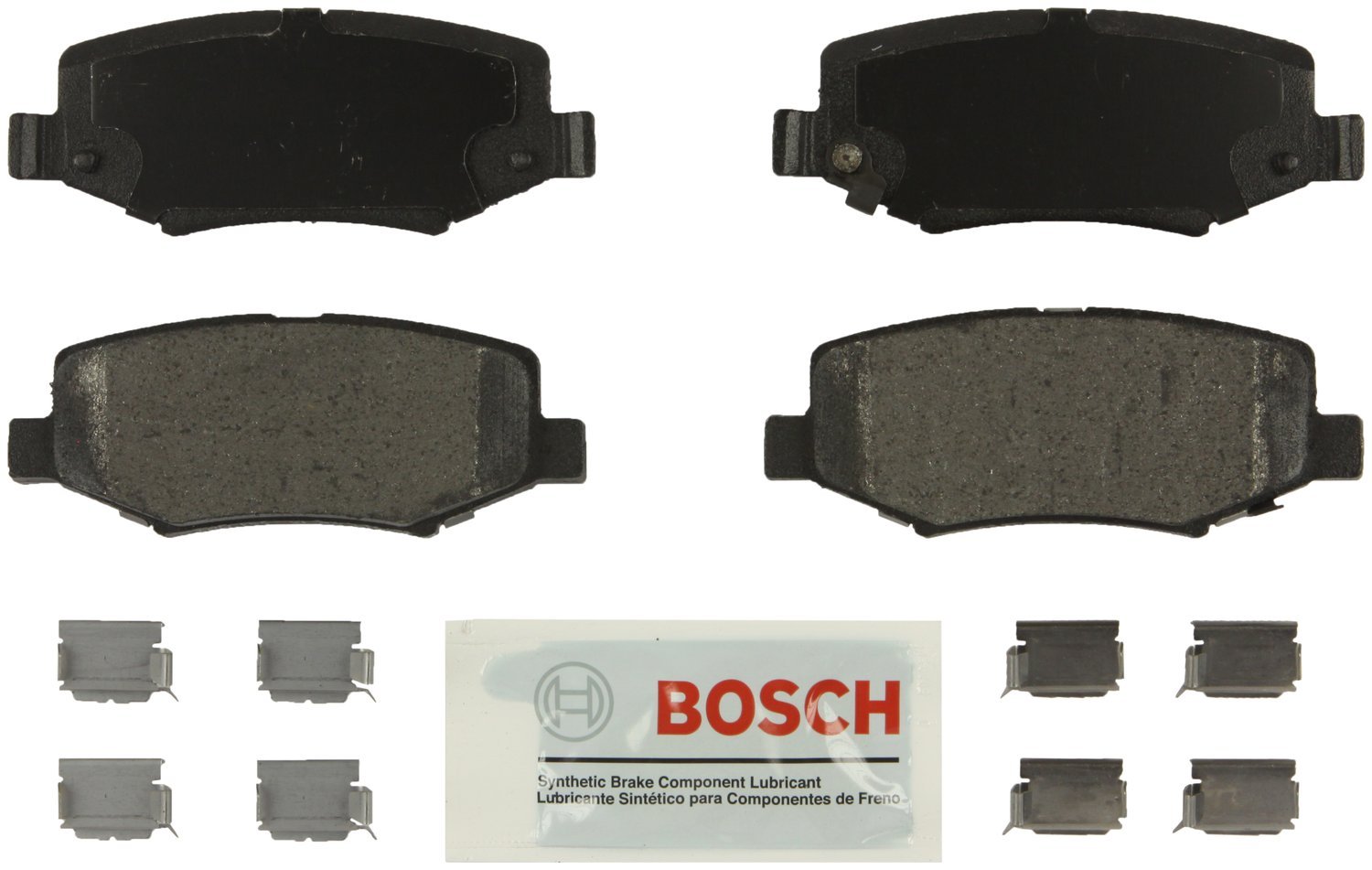 Bosch BE1324H Blue Disc Brake Pad Set with Hardware - FRONT — view 377