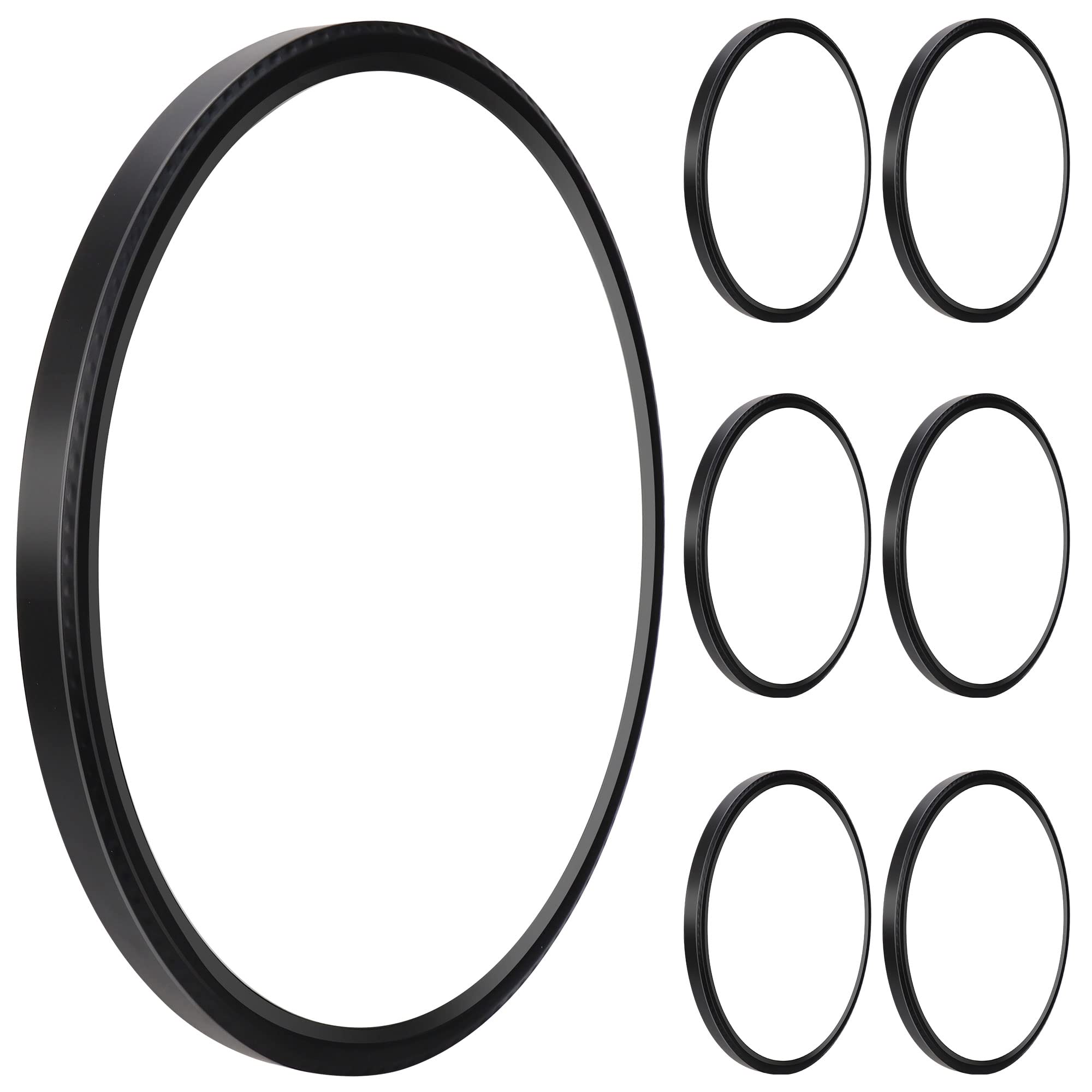 MODERN 6 Pack 28W 3200lm Flush Mount LED Ceiling Light, Super Thin 12 inch, 5000K Daylight, Undimmable Ceiling Light Surface Mount for Bedroom, Living Room, Dining Room