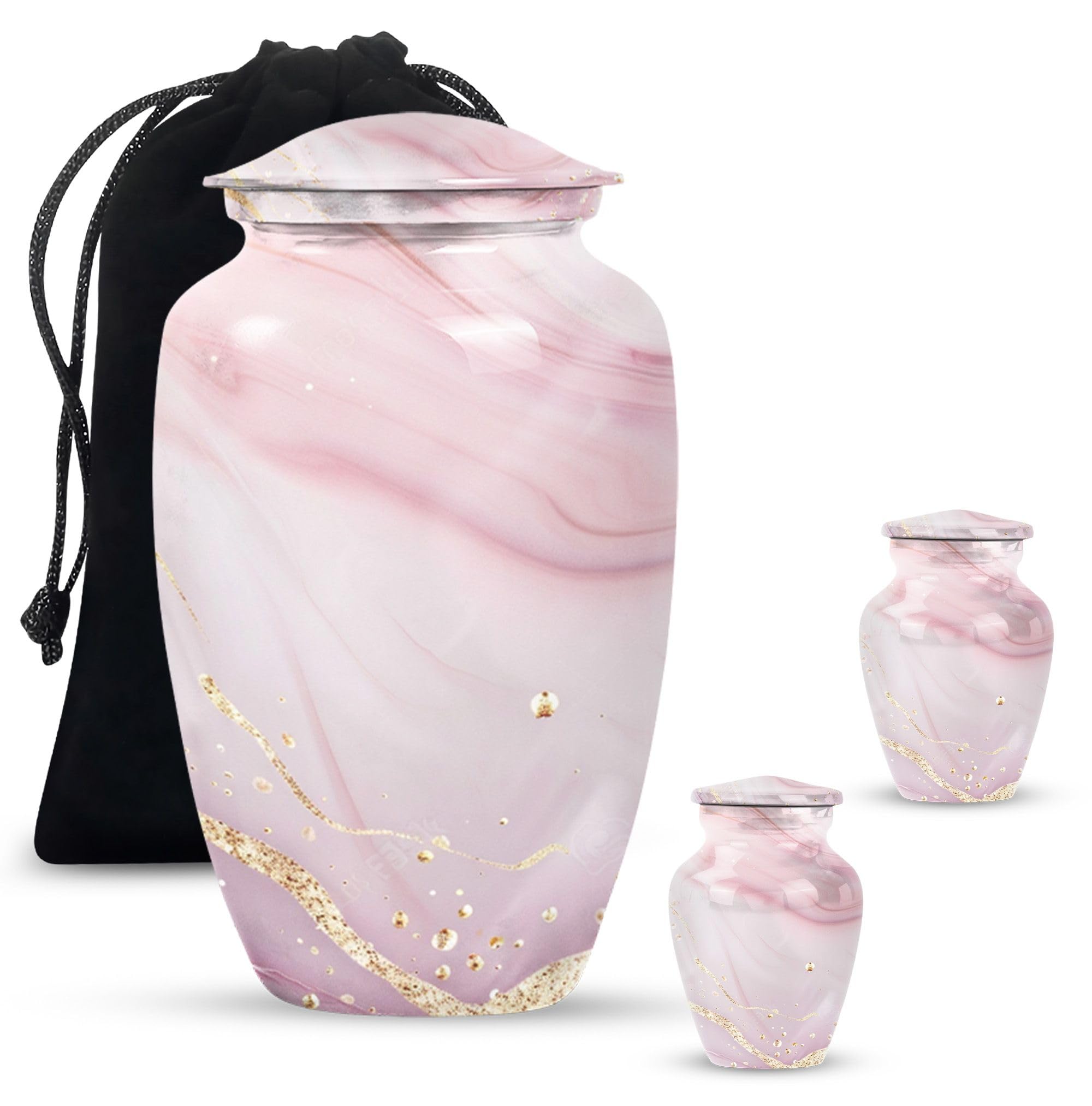 Abstract Swirl Design Urn, Urn for Ashes Adult Male, Small Urns for Human Ashes, Urns for Human Ashes Adult Female, Funeral Urns for Adult Ashes Men, Urns for Human Ashes Adult Man, Metal Urn