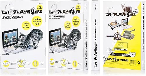 Miniatura 7 de Serie UCK UK casa de juego para gatos, Computadora portátil, Estándar, Gris