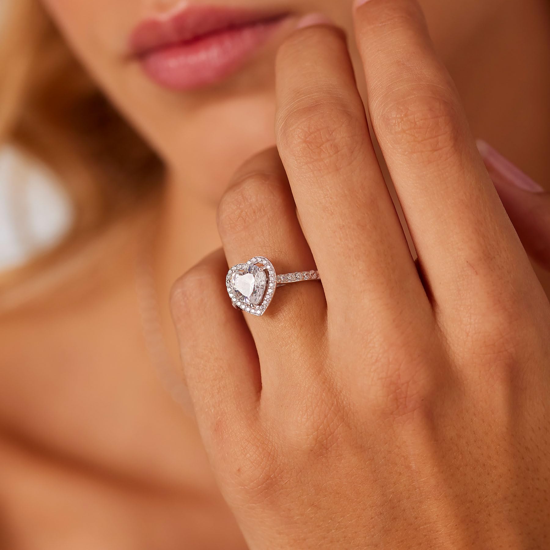 Brosway Anello Donna in Argento | Anello Con Infinite White E Simbolo Cuore | Collezione Fancy - FIW166C