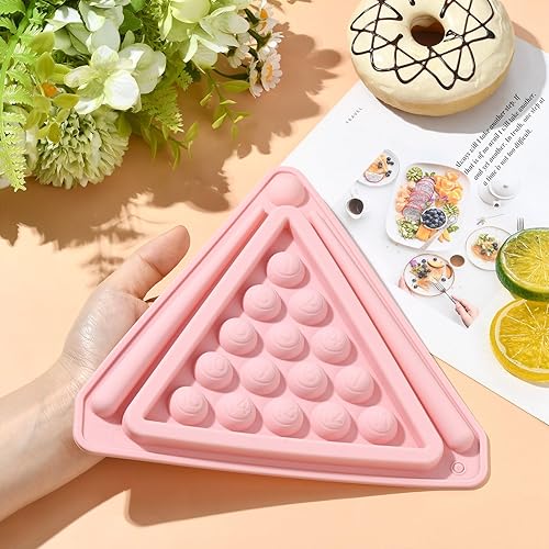 Miniatura 4 de UR URLIFEHALL 2 moldes de silicona para bolas, moldes de chocolate con forma deportiva para decoración de pasteles, jabón, gelatina, galletas