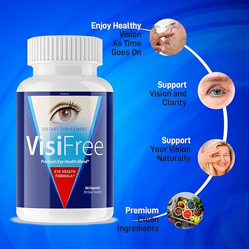 Miniatura 2 de VisiFree Eye Pills - Cápsulas de suplemento para ojos sin Visi VisiFreepills ahora tallo célula recrecimiento suministro de 30 días