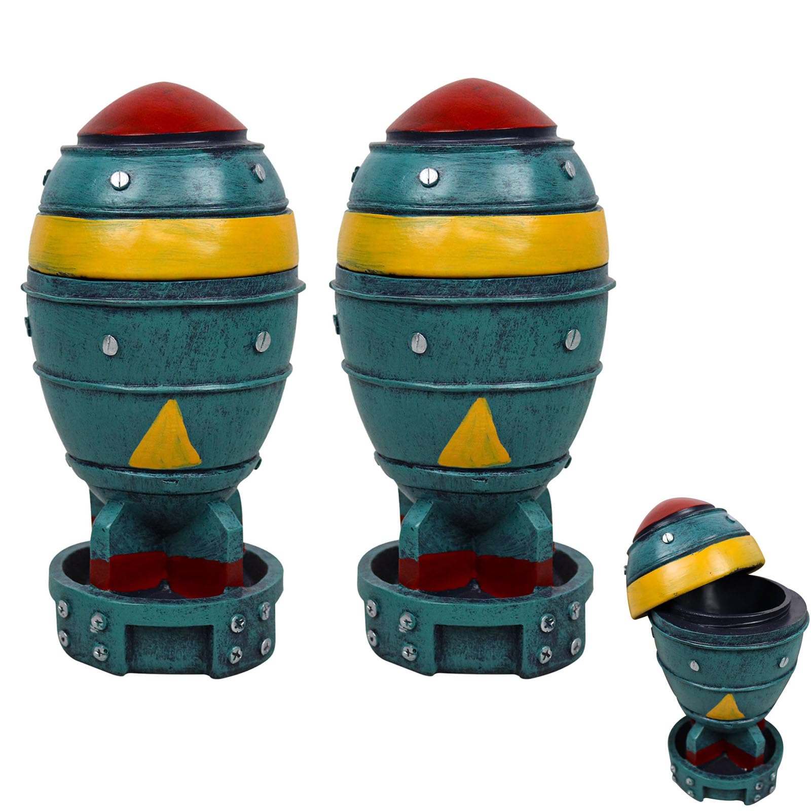 Amazon.com: Nuclear Bomb Statue 2Pcs Mini Fallout Nuke Bomb