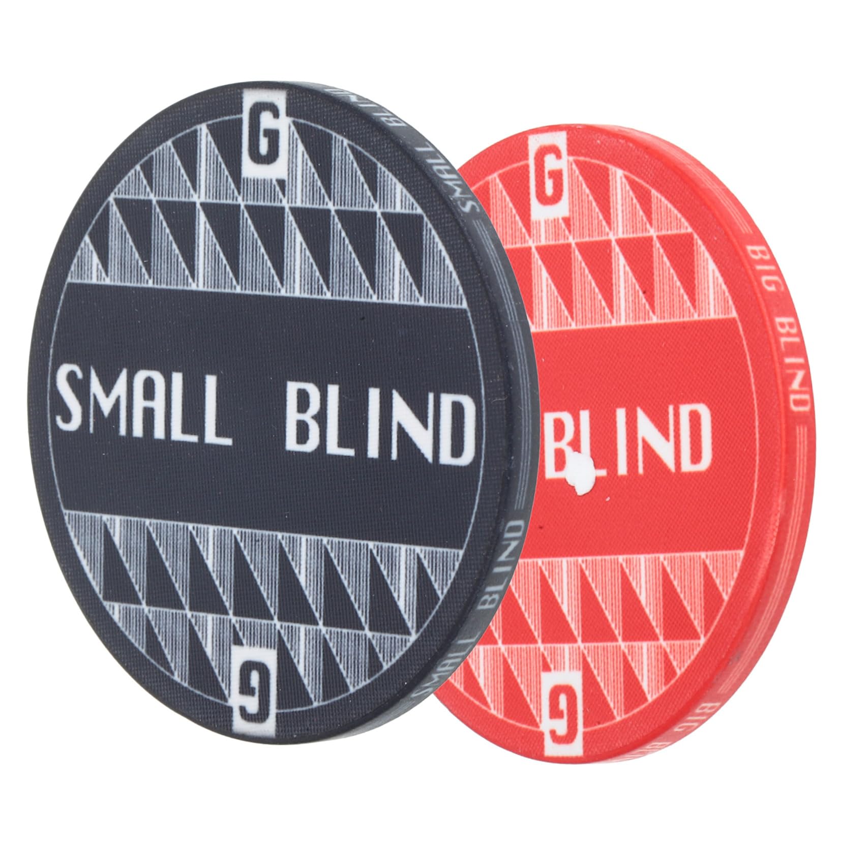 BCOATH 2pcs Poker Blind Tokens Poker Blind Chips Poker Game Accessories Ceramic Poker Markers