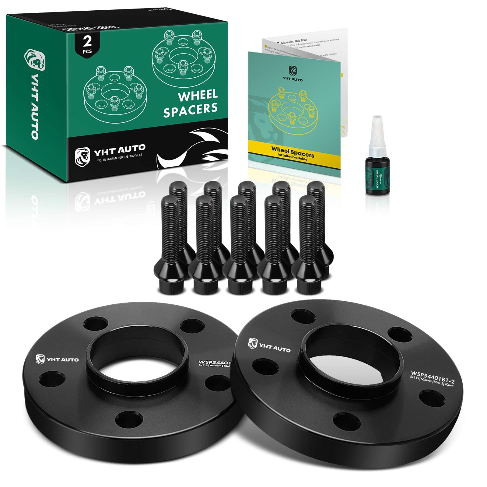 YHTAUTO 20mm 5x112 Wheel Spacers