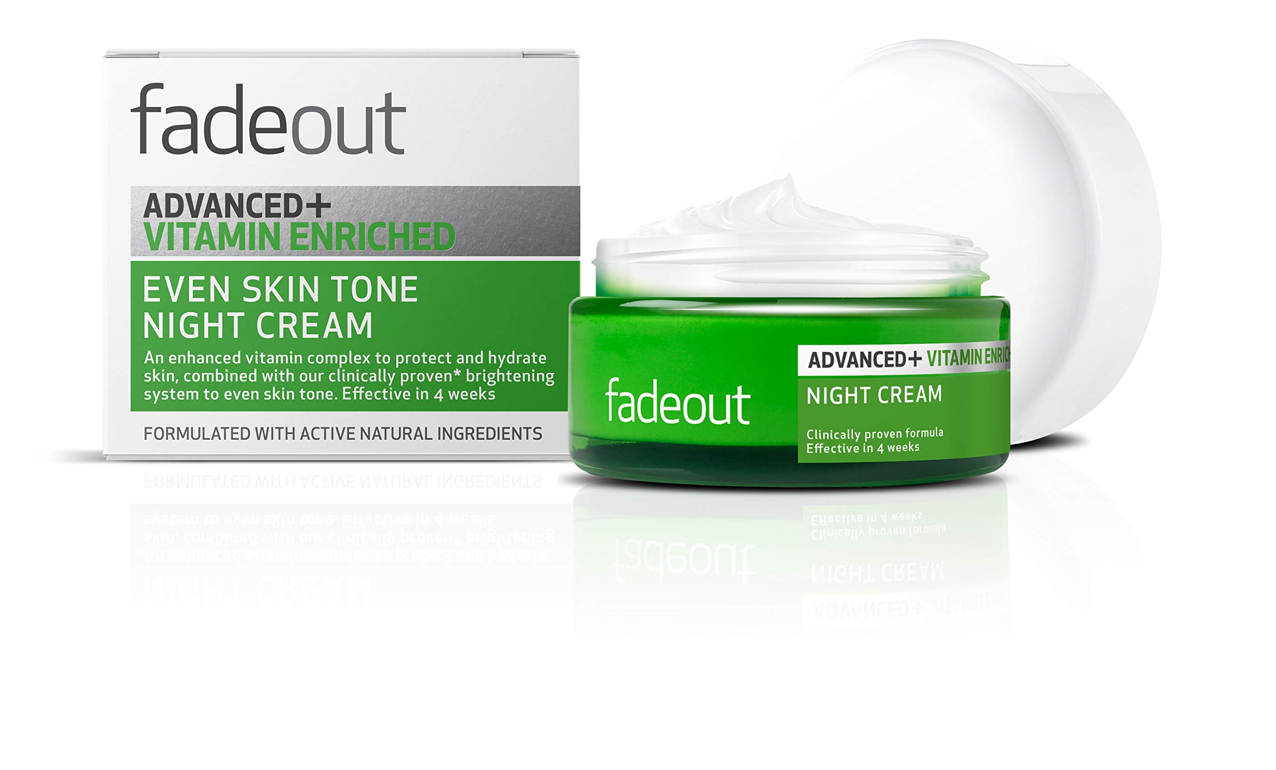 Fade Out Advanced+ Vitamin Enriched Even Tone Night Cream-Enhanced Vitamin Complex To Nourish,Hydrate & Protect-Brightens & Evens Skin Tone-Radiant & Youthful Skin-Intense Overnight Hydration-50Ml