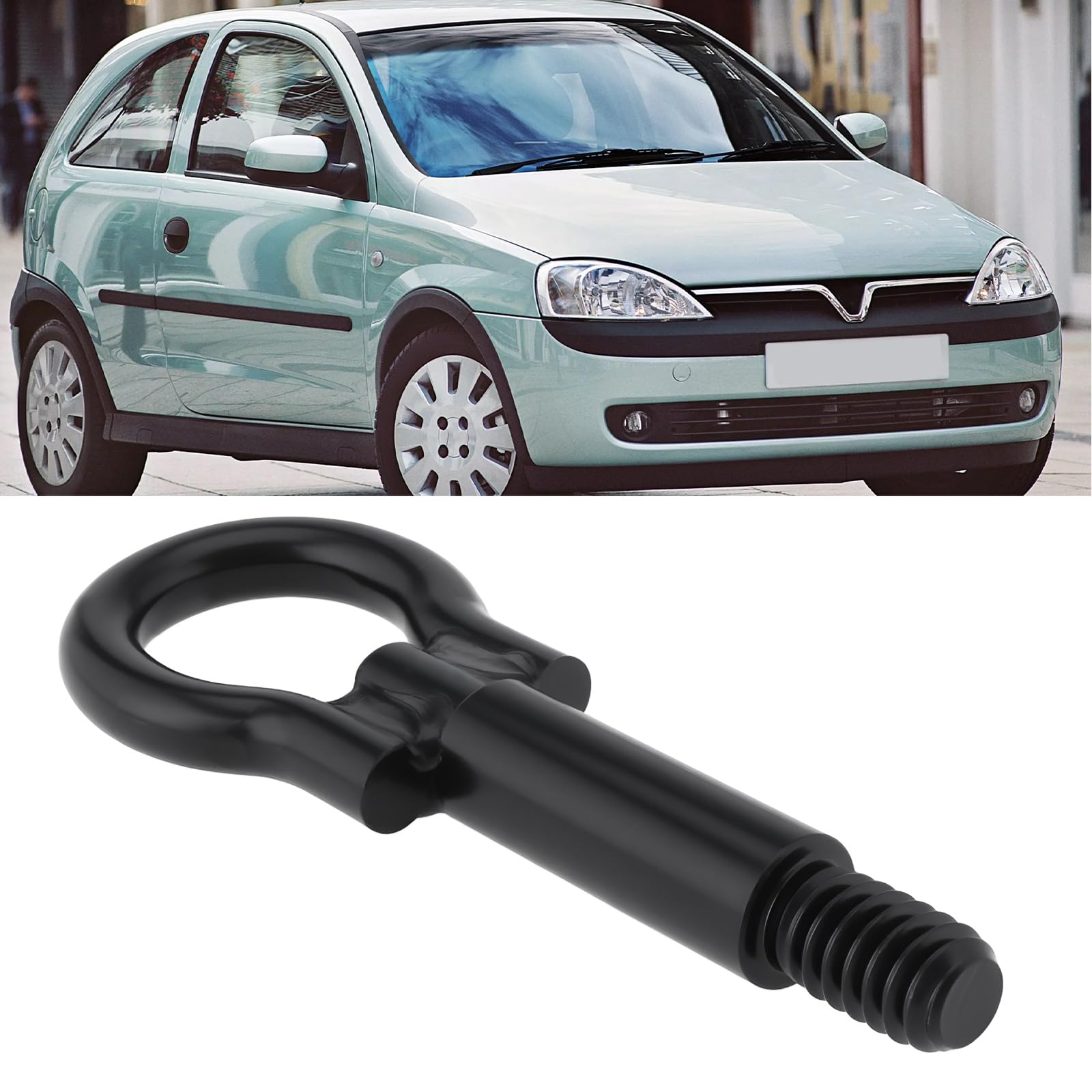 Gancio Di Traino Nero 90507738 Compatibile Con Vauxhall CORSA 2001-2015