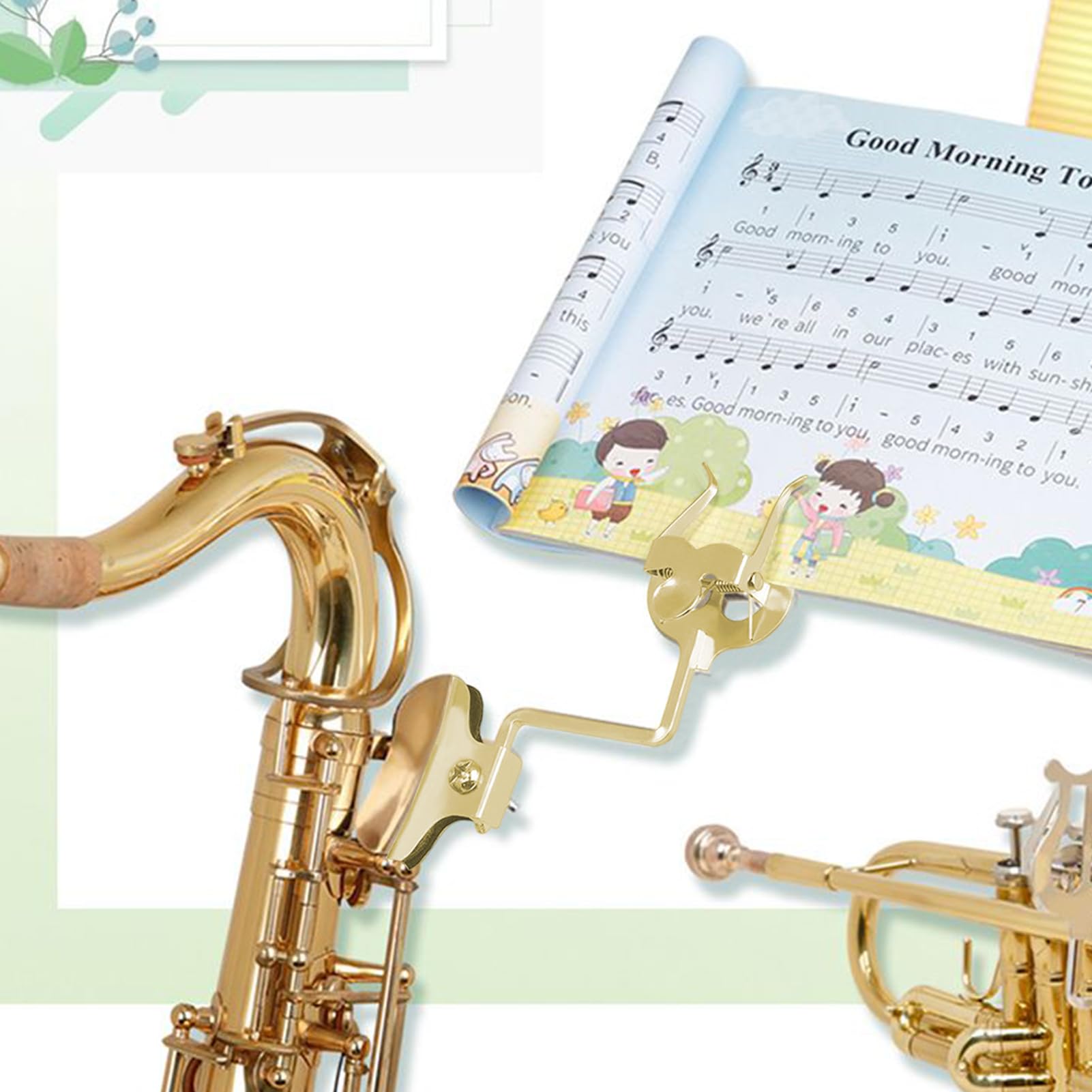Trombone Lyra Clip pour partitions de musique - Accessoire léger pour musiciens de âges