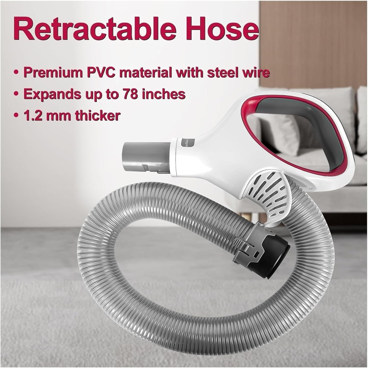 Upgraded Replacement Hose Handle,Compatible For Shark, Rotator Professional Lift Away Vacuum NV500, NV501, NV502, NV503, NV504, NV505, NV510