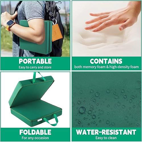 Miniatura 3 de Cojín de rodilla impermeable plegable grueso para yoga