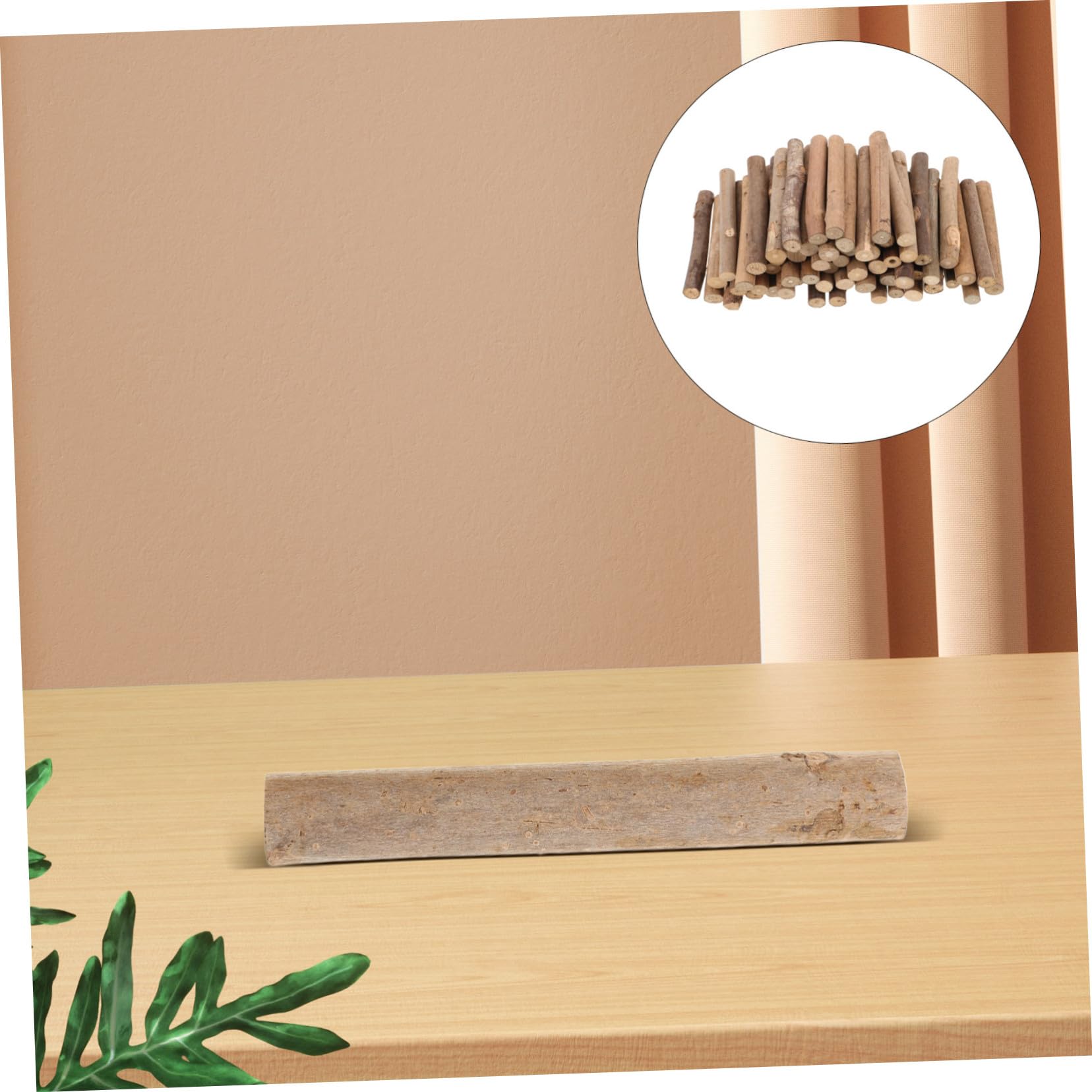 100 Pezzi Mini in Legno Naturale per Decorazioni Fai da Te Centrotavola Stile Country e Accessori Foto Artigianali