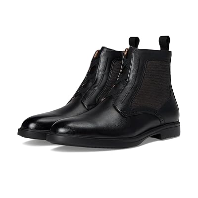 Stacy Adams Thompson Elastic Lace Inside Zip Boots Men