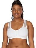 Women's Comfort Front Close Sport Bra with Mesh Straps