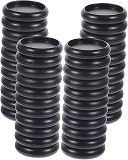 FOYTOKI 44Pcs Fichário Fivela Pasta Preta Mini Scrapbook Claro Fichário Anéis De Livro 2023 Anéis De Planejador Para Cartões Flash Abs Redondo Discbound Expansão Fichário Anéis Folha