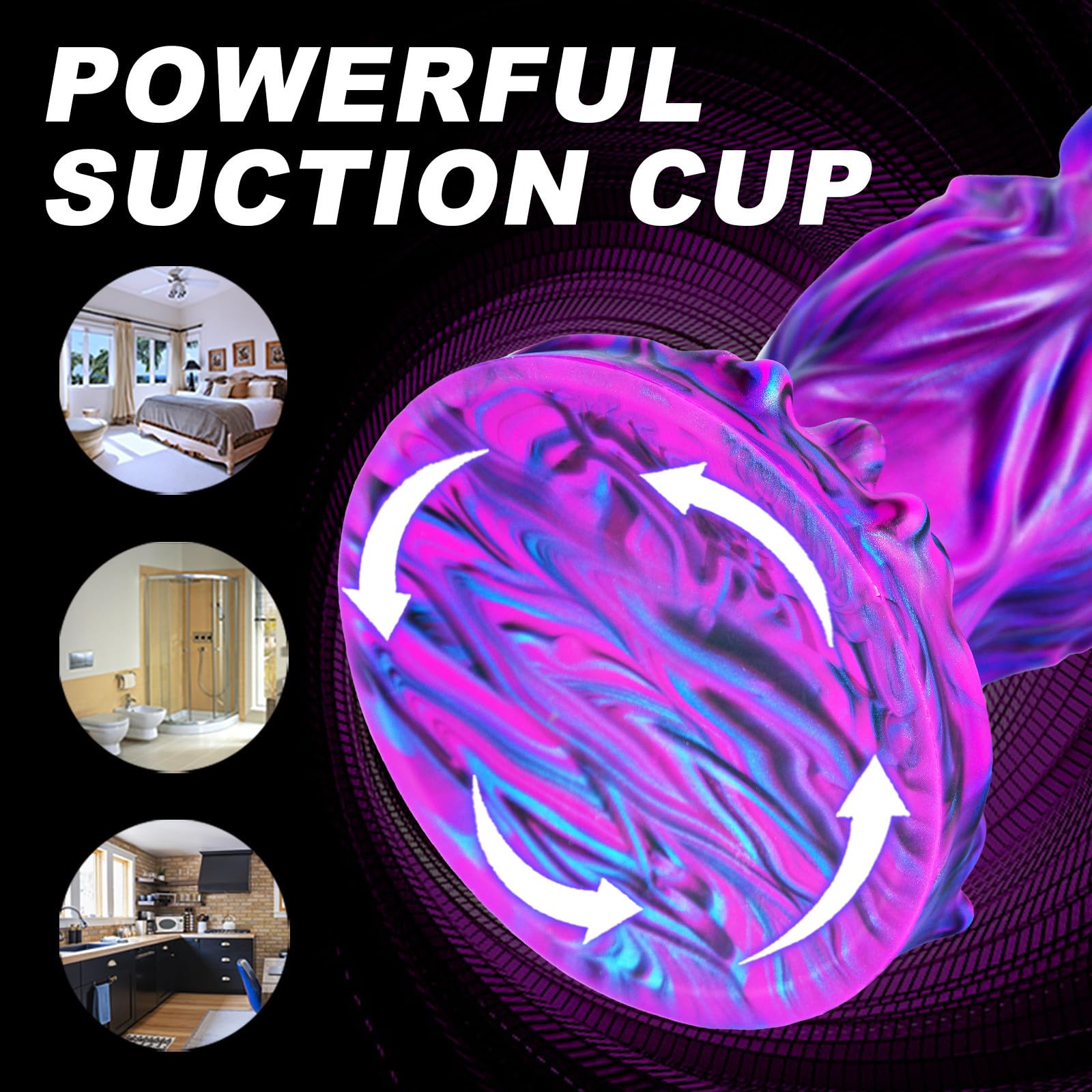 13" Giant Monster Knot Horse Dildo Realistic Fantasy Dragon Anal Stimulation with 4 Dog Knots, 12" Silicone Suction Cup Thick XX Giant Dildo for G-spot Anal, Adult Sex Toy for Gays Men Women Lesbians