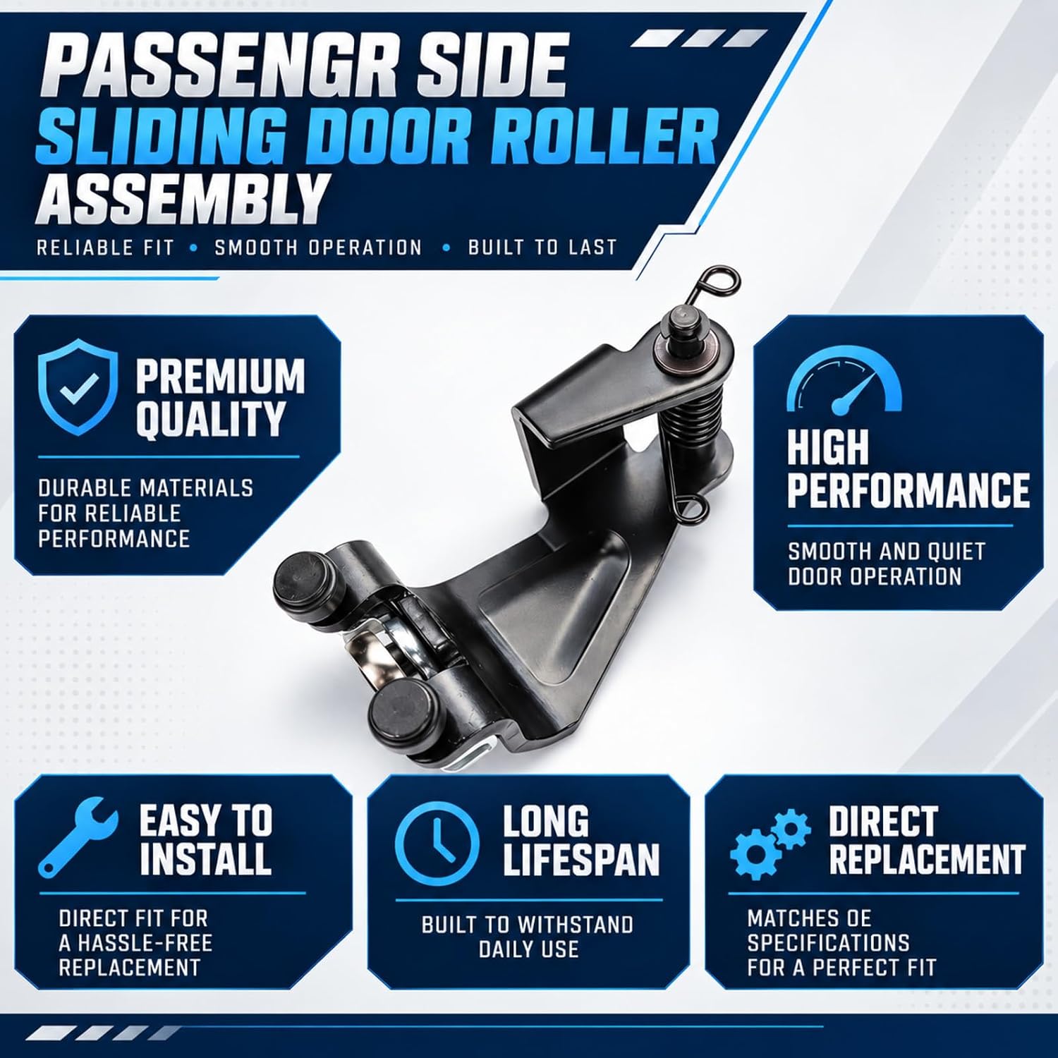 Right Sliding Door Roller for 2011-2017 Honda Odyssey 72521-TK8-A11