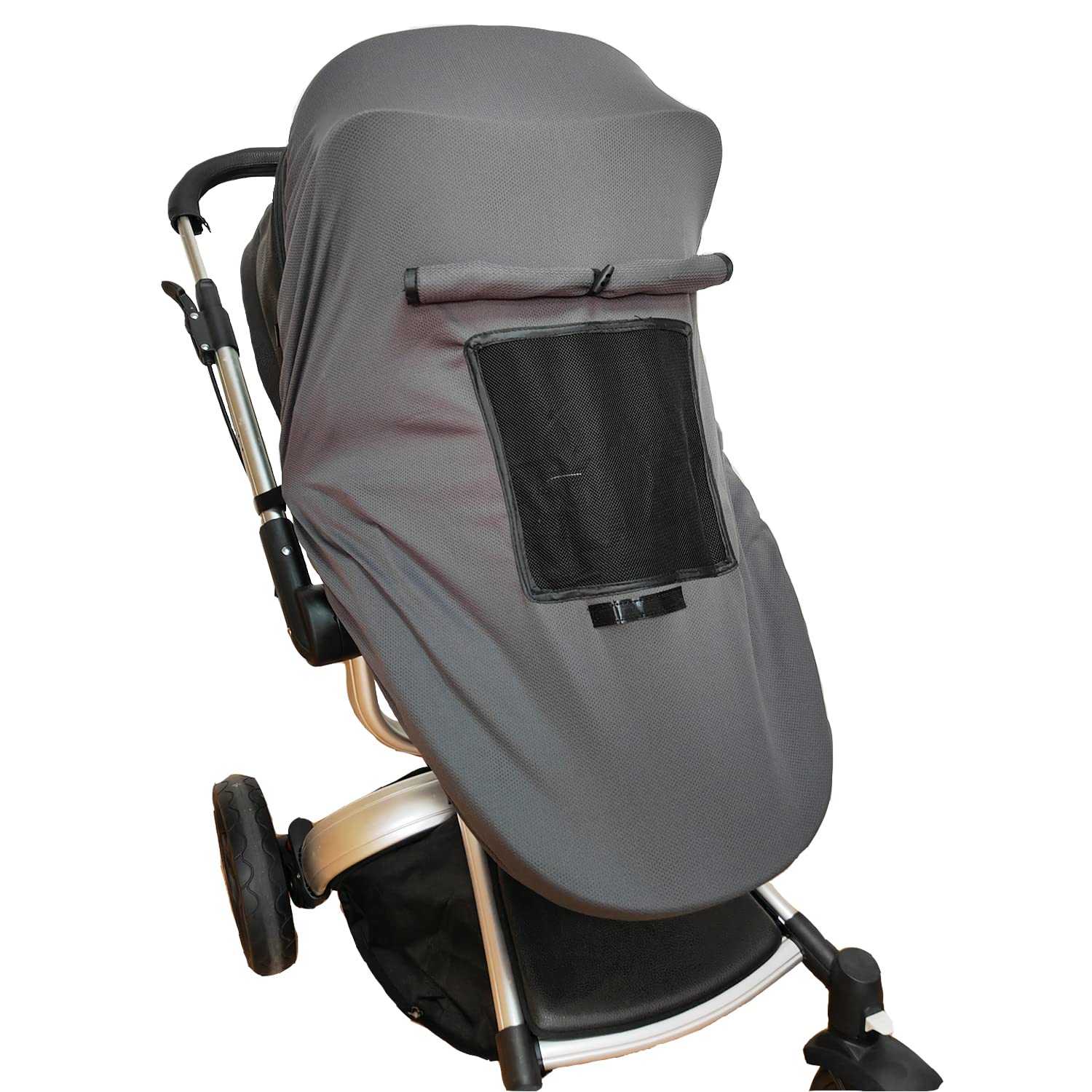 Sponsored Ad – Universal Buggy Pram Sunshade,Baby and Toddler Buggy Sun Cover with Viewing Window, Sun Shield UV Protection Blackout Blind for Baby Pushchairs and Srollers- Easy to Install.(Gray)
