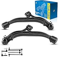 Vista 32 de PHILTOP Kit de suspensión ajustable de elevación de 1-6 pulgadas, 4 piezas de brazos de control superiores e inferiores delanteros compatibles