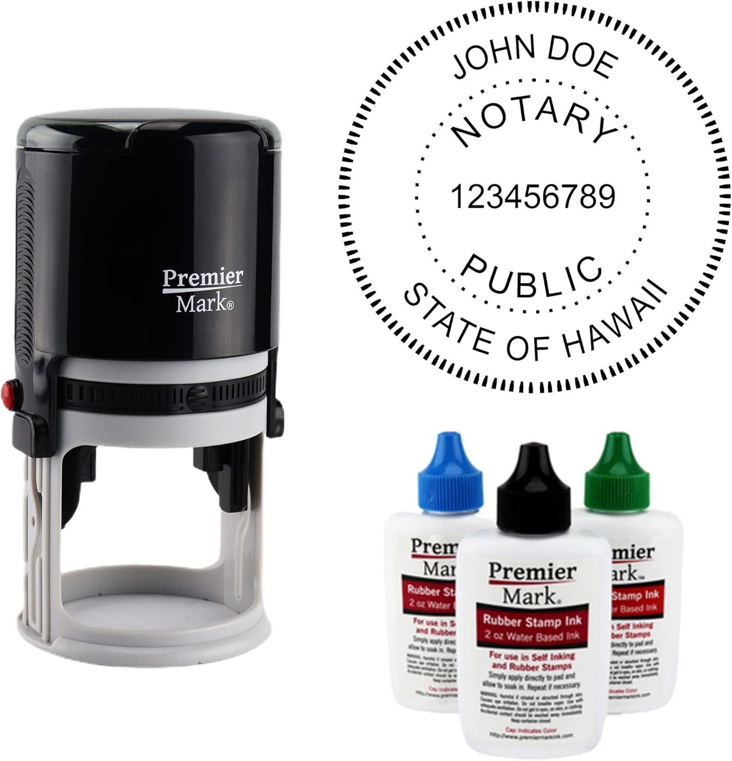 Hawaii Notary Stamp SelfInking Meets State