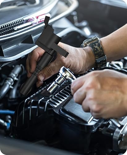 Vista 30 de Marsram Paquete de bobinas de encendido UF487 y doble bujía de iridio para Toyota Lexus 2005-2018 Camry Highlander Avalon Rav4 Sienna Venza RX350