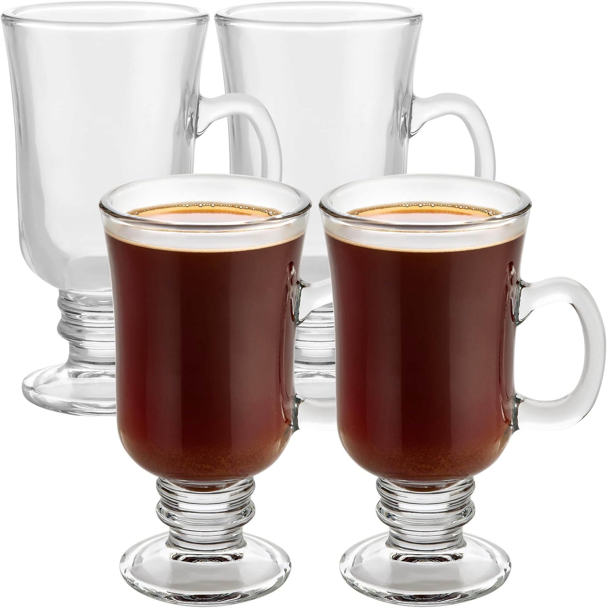 SET of 4, Libbey 8054 6 oz. Irish Coffee Glass w