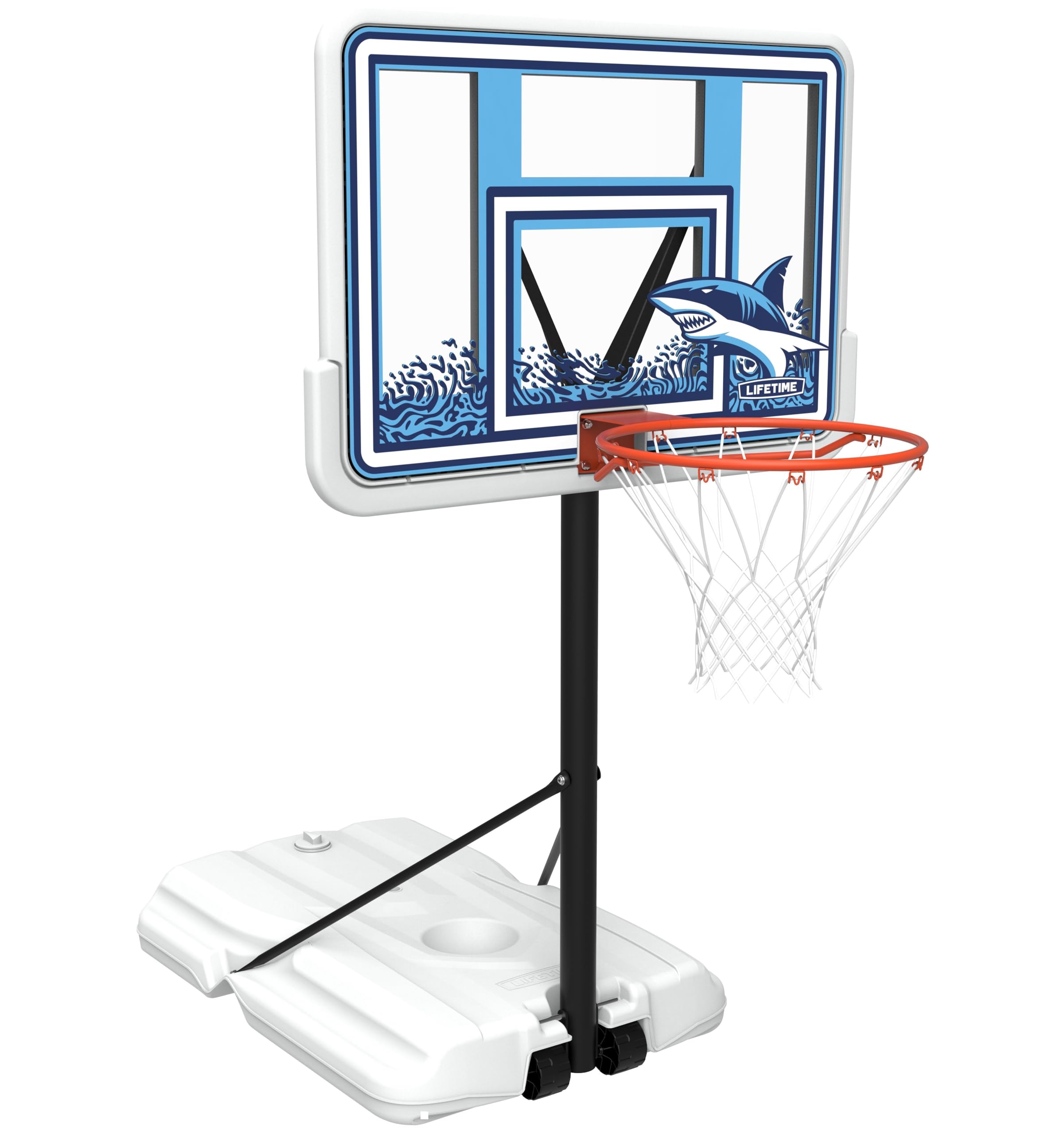 Lifetime Poolside Portable Basketball Hoop, 44-Inch Fusion Backboard