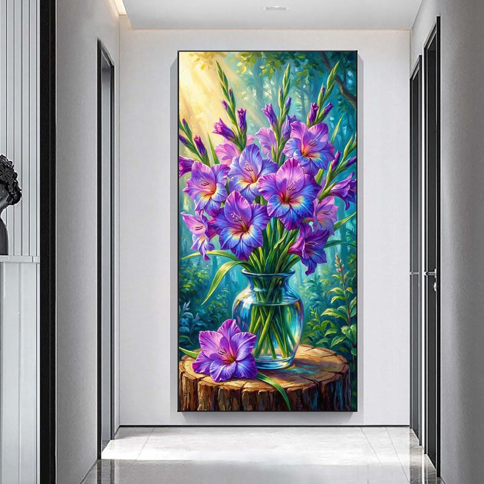 Las duży, diamentowy obraz dla dorosłych, 60 x 120 cm, n5w-860