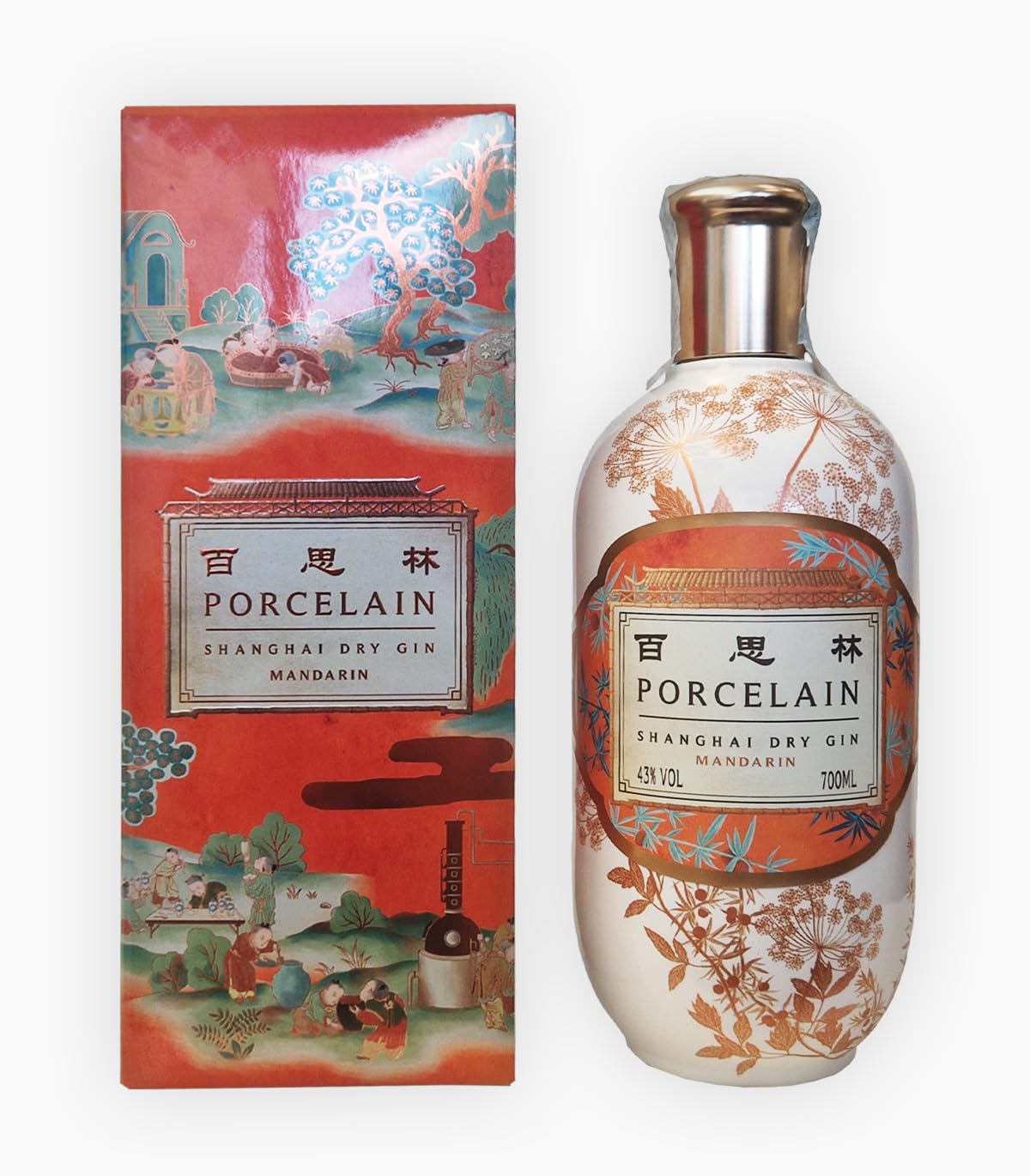 Porcelain Shanghai Mandarin Gin 700 ml