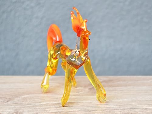 Miniatura 4 de Glass Horse Desk Decoration Figurine Animal Sculpture Art Horse Figure Gift Collectible Blown Statue