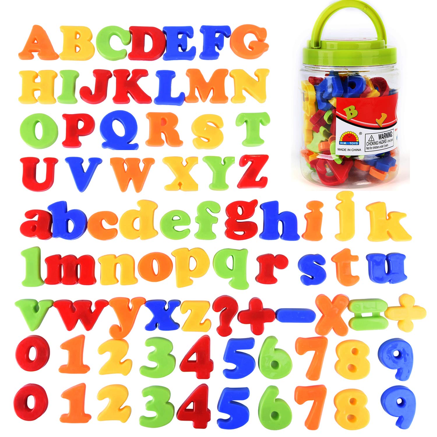 Buy Buytra 78 Pieces Letters and Numbers for Educating Kids Educational Alphabet