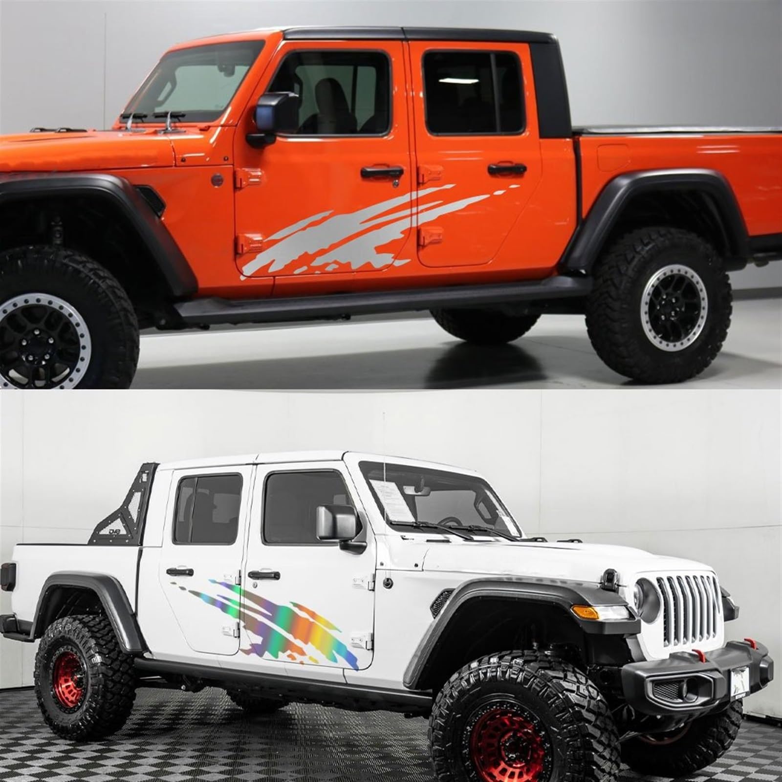 Naklejka samochodowa Osłona na nadwozie Zderzak Sportowa Odznaka Naklejka Drzwi Boczne Naklejki Pickup Decor Naklejki Ciężarówka Grafika Splash Pokrowiec na samochód Auto Tuning Winylowe Naklejki