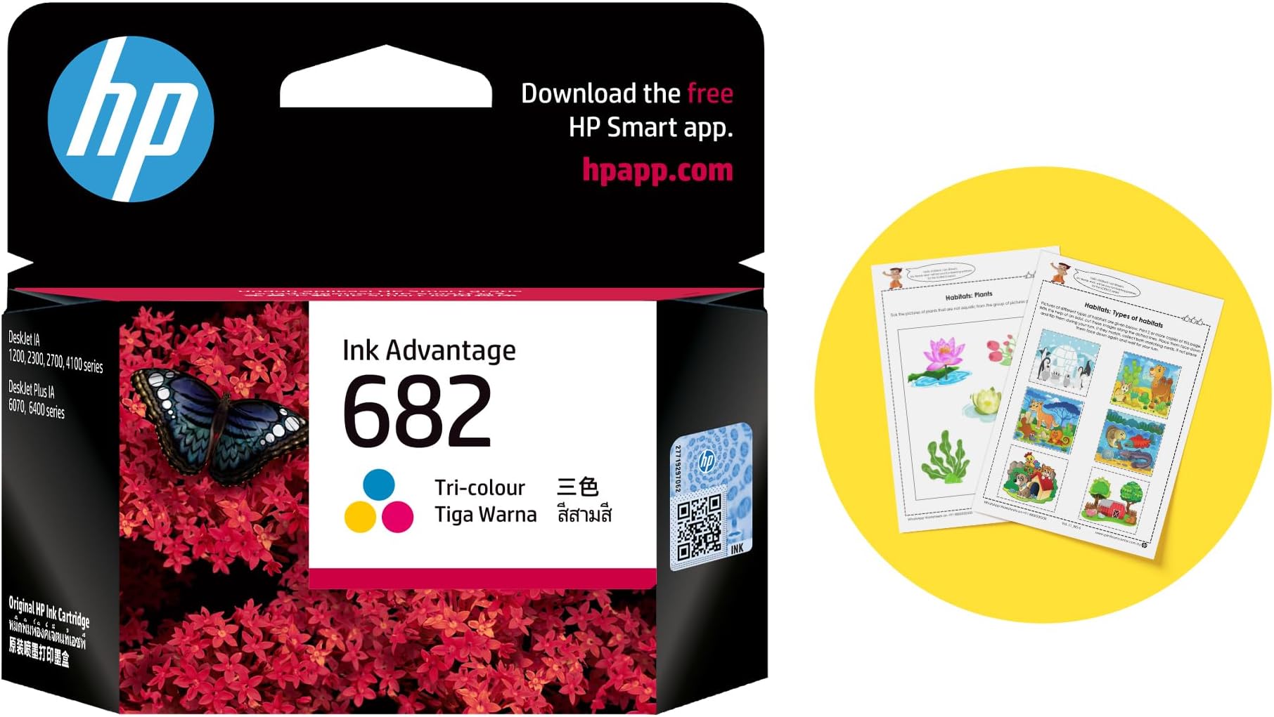 682 Tri-Color Original Ink Advantage Cartridge