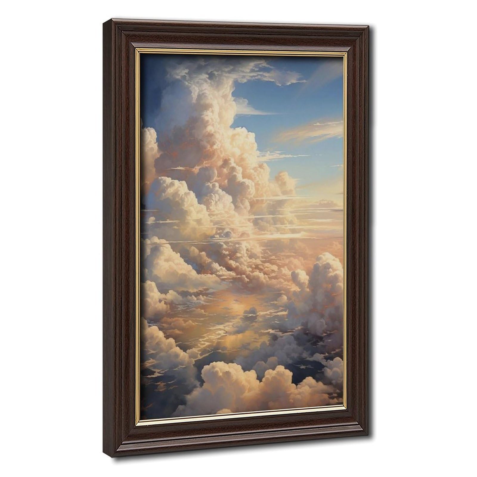 Bareronor Clouds Canvas Poster Canvas Poster Bedroom Decor Landscape Office Room Decor Gift 20" L X 30" W
