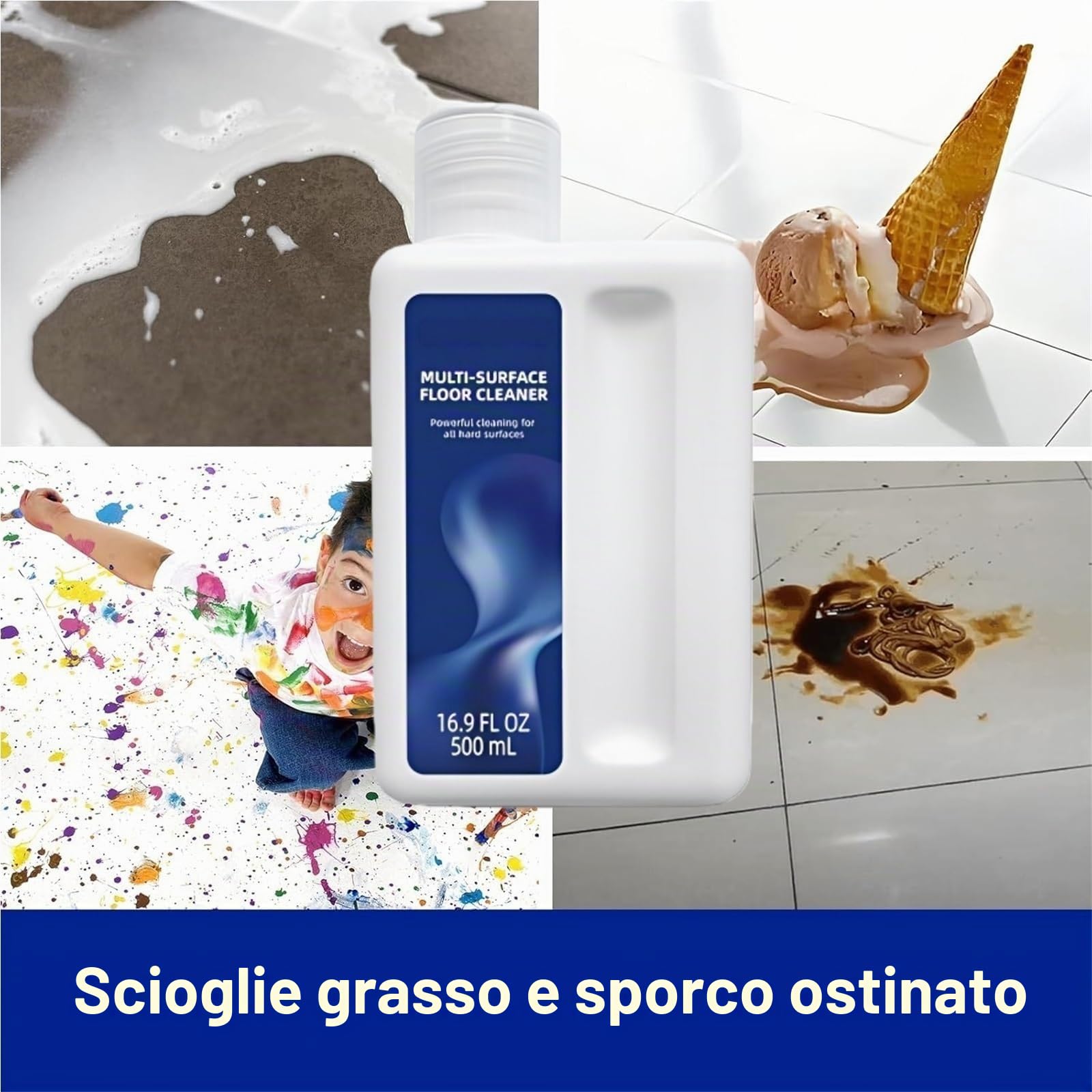 Soluzione for la pulizia dei pavimenti multi-superficie, compatibile con Dreame H12 Dual/ H12 Pro Ultra/ H12S/ H14/ H14 Pro/H14 AE/ H15 Mix/ H15S/ H15 Pro/ H15 Pro Heat /G10 Pro(3 bottles)