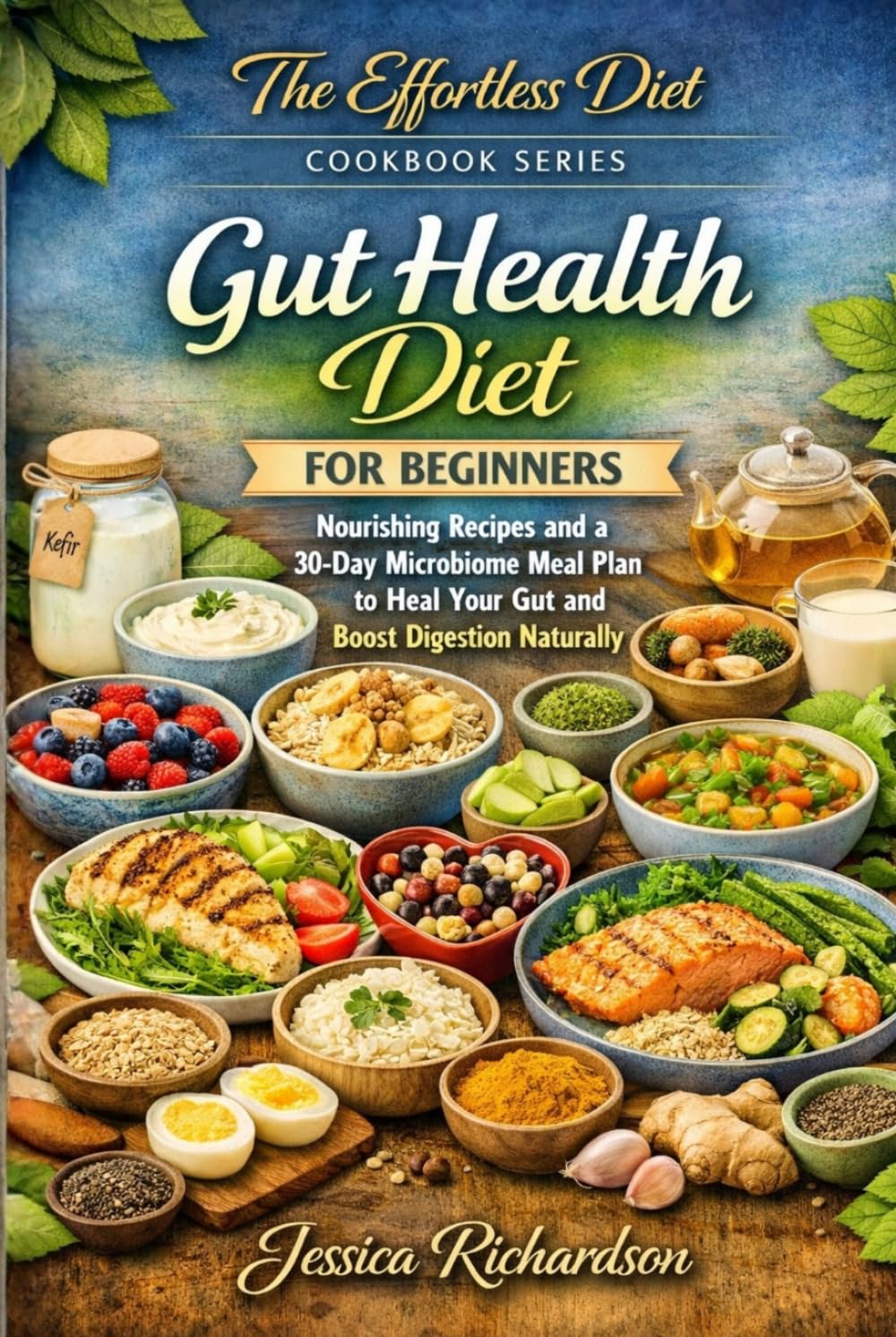 Gut Health Diet for Beginners: Nourishing Recipes and a 30-Day Microbiome Meal Plan to Heal Your Gut and Boost Digestion Naturally (The Effortless Diet Cookbook Series)