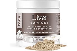 Fera Liver Powder Liver Supplement for Pets ~ Liver Function Milk Thistle Zinc Supplement