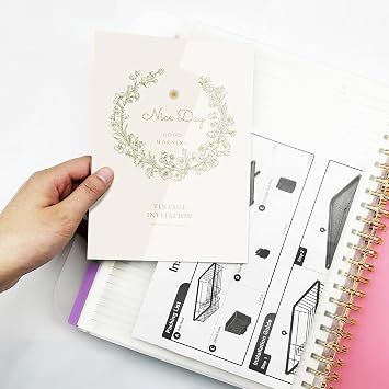 RITOLLO 360 Pages A4 Spiral Notebook with 5 Subjects Ruled College Style 100GSM Thick Paper Large Notebook with Removable Dividers for School Office Study and Work (Pink)