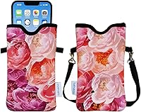 Vista 67 de Tainada Funda de neopreno para teléfono para hombres y mujeres con correa cruzada/cordón para el cuello para iPhone 17/16/15 Pro Max, Air, 16/15