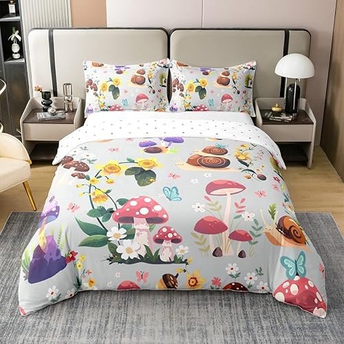 Miniatura 39 de jejeloiu Funda de edredón con estampado de radio Boombox, 100% algodón, para niños y niñas, tamaño matrimonial, juego de ropa de cama retro con Azul