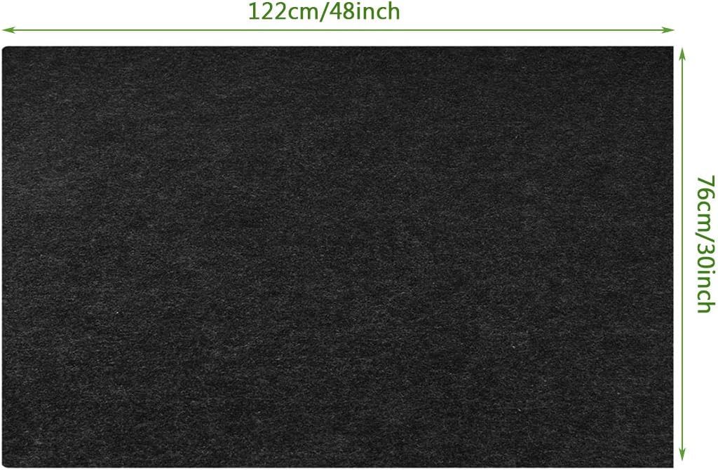 Tappeto Ignifugo Per Camino E BBQ - 190x91cm, Resistente Al Calore Fino A 1000°C, Protezione Pavimenti - Foto 9