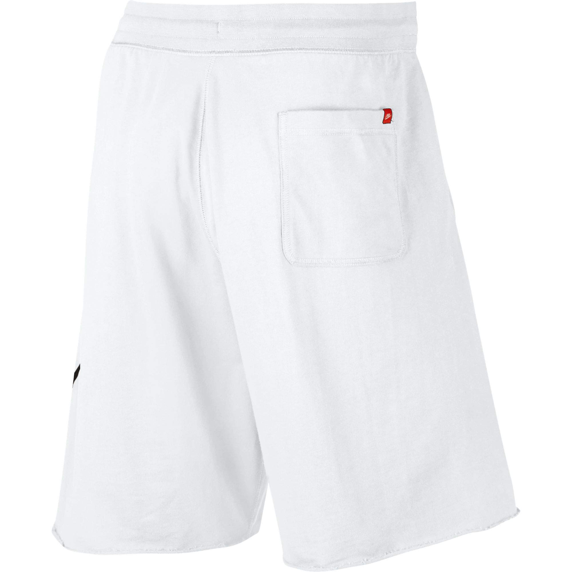 Nike Mens Sportswear Logo Shorts White/Black 836277-100 Size Small