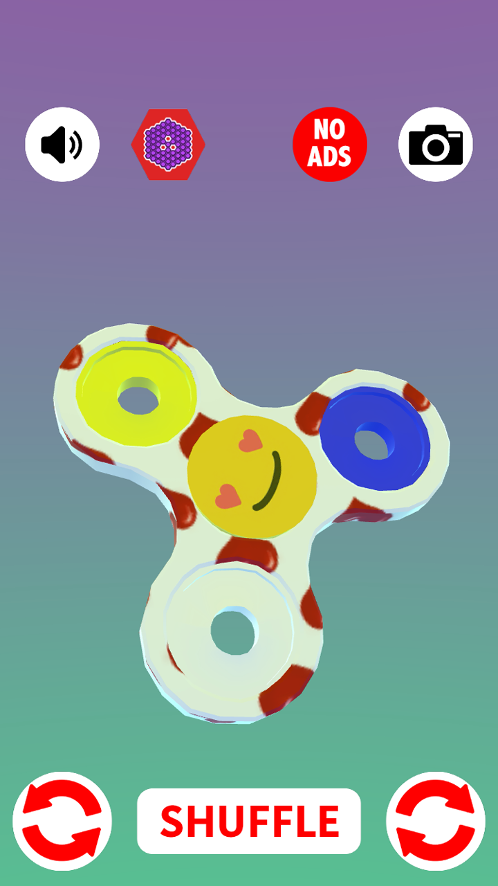 Spinner 3D Hundreds of Virtual Fidget