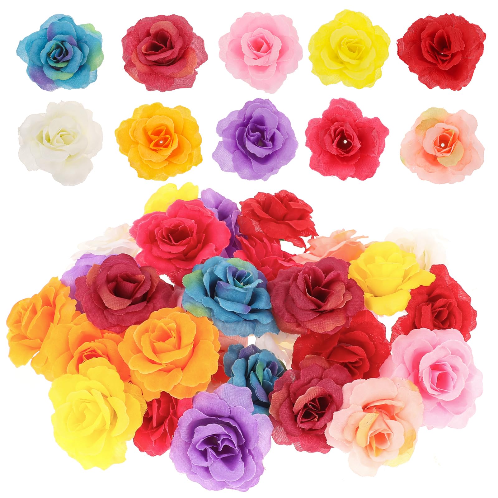 Fleurs en soie artificielle lot de 30 pour créer vos décors sans faner