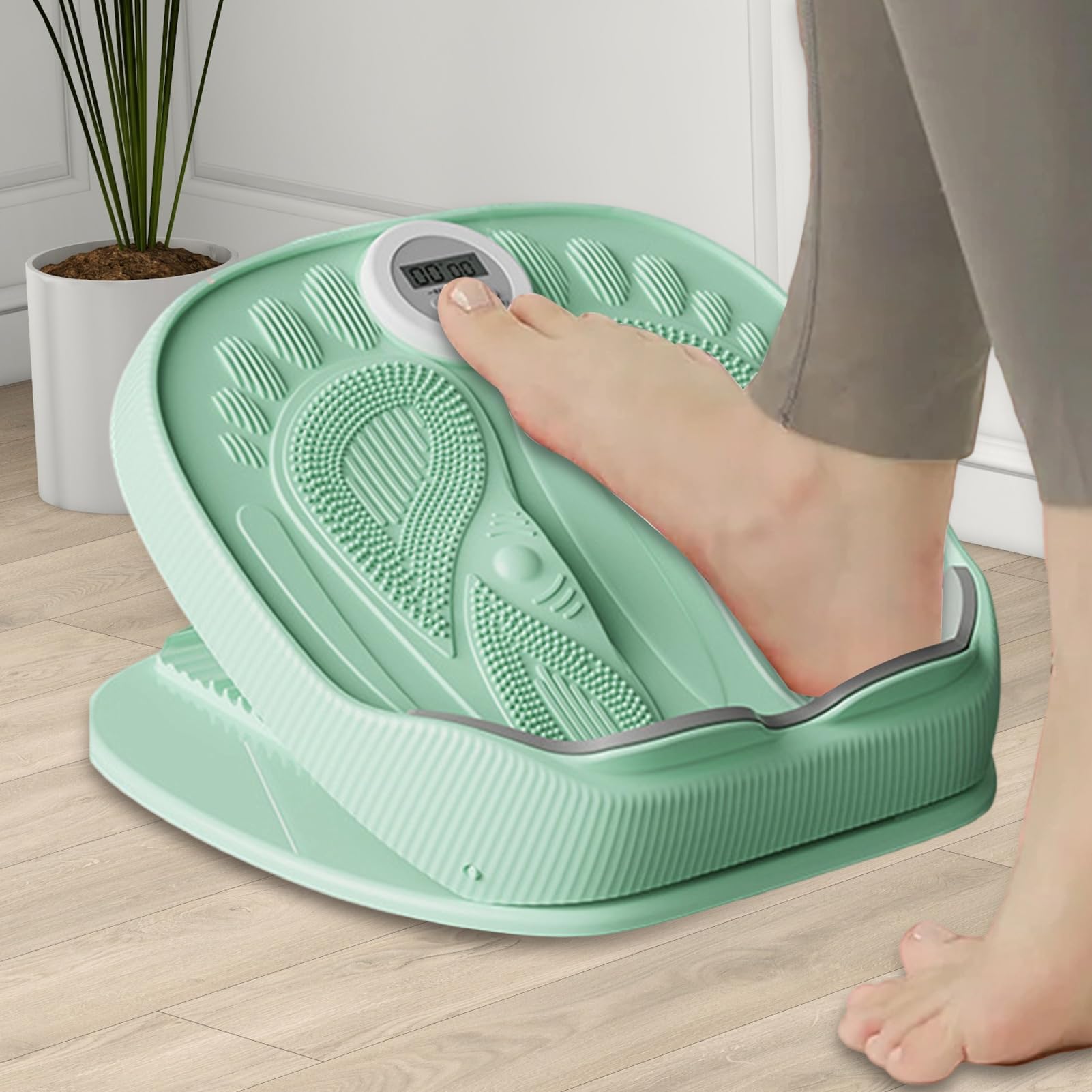 Estirador de piernas - Ajustable oblicuo con contrapeso - Dispositivo contra el síndrome de espinilla dolor de talón, pantorrillas flexibles para hombres y mujeres