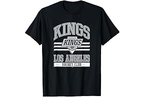 Los Angeles Kings Women's Apparel: Officially Licensed Black T-Shirt