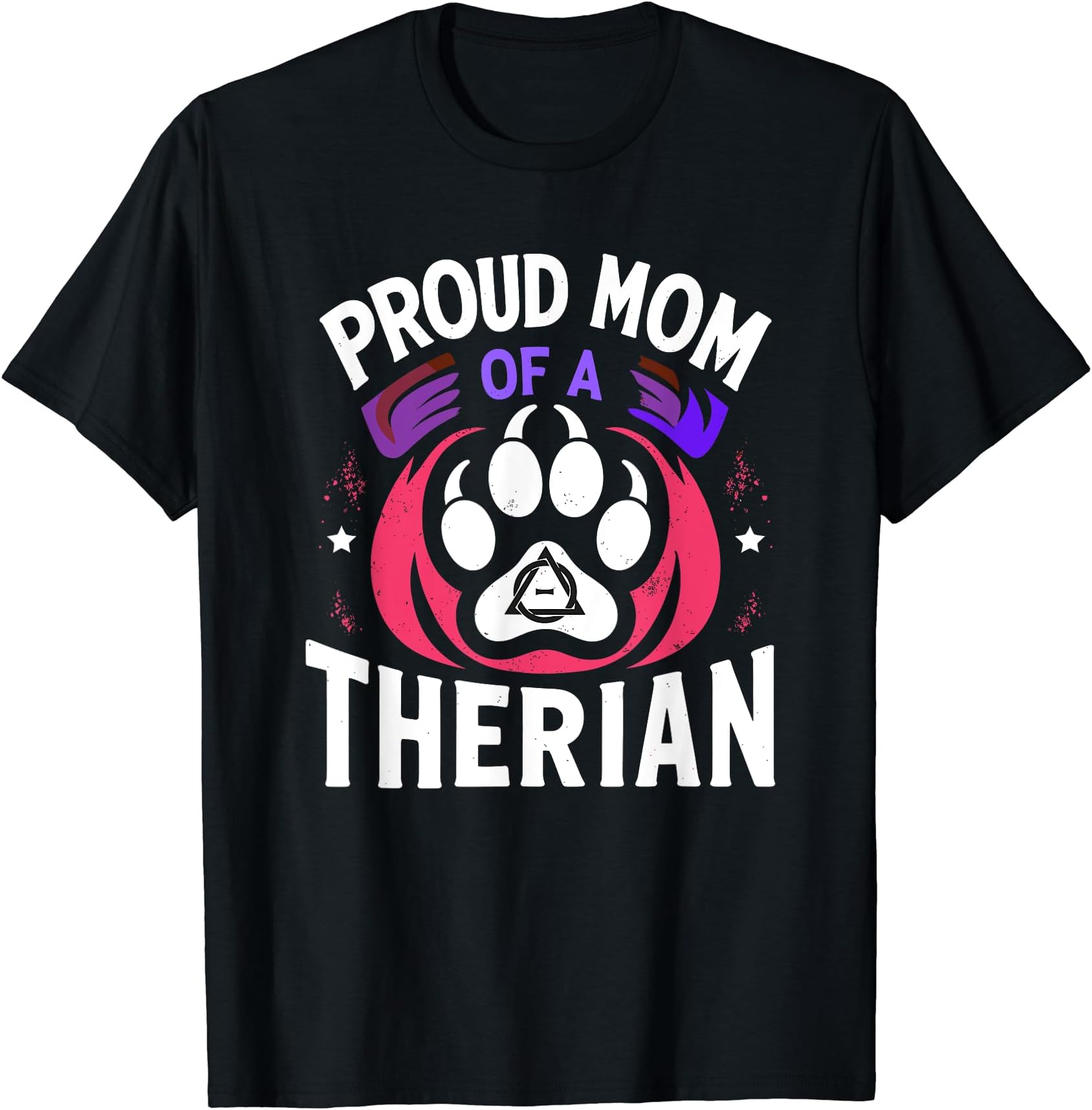 Proud Mom Of A Therian Furries Otherkin NonhumanFursona T-Shirt