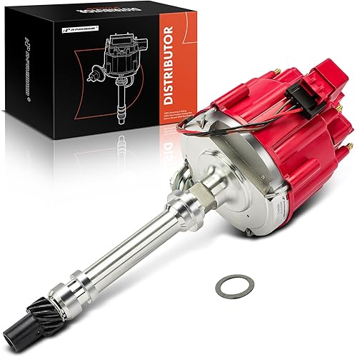 A-Premium Distribuidor de encendido con tapa compatible con Chevy, GMC Vehicles - Bloque pequeño Gen I, bloque grande Mark IV - 8 cilindros 262 265